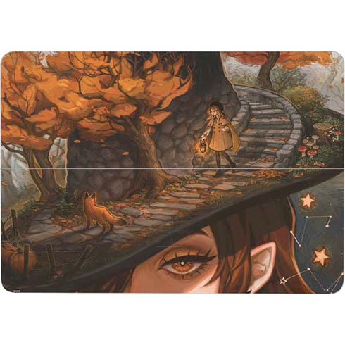 Halloween Pumpkin Witch with Fox by Ivy Dolamore Surface Laptop Studio Skin